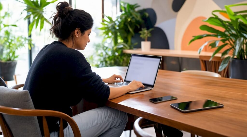 Engineer working on mobile app delivery pipeline